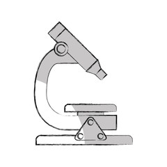 microscope laboratory isolated icon vector illustration design