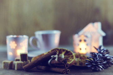 cup of orange cinnamon sugar