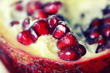 fruit fresh red pomegranate