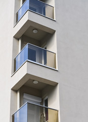 Obraz premium Detail with balconies