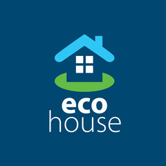 vector logo house