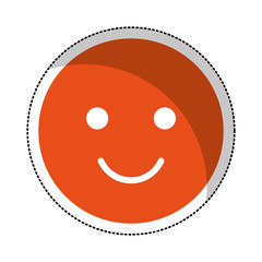 happy face isolated icon vector illustration design