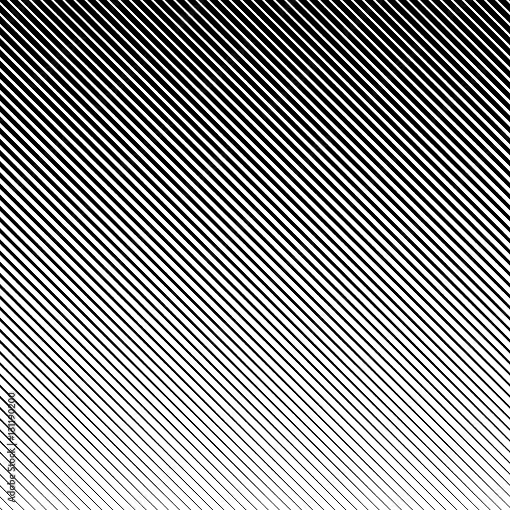 Poster vector abstract halftone black background. gradient retro line pattern design. monochrome graphic