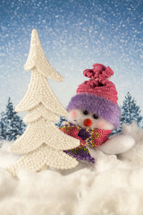 Christmas toy snowman 