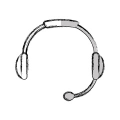 headset device isolated icon vector illustration design