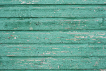 Vintage green wood panel