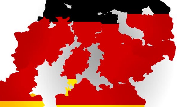 Germany Map - States Combine