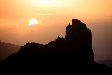 Sunset at Tejeda Valley, Gran Canaria, Spain