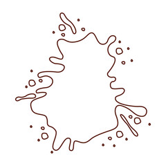 Obraz premium splash liquid isolated icon vector illustration design