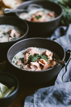 Salmon Coconut Chowder