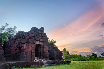 Ancient Stucture And Rays