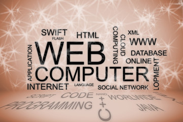 Naklejka premium web development online solutions