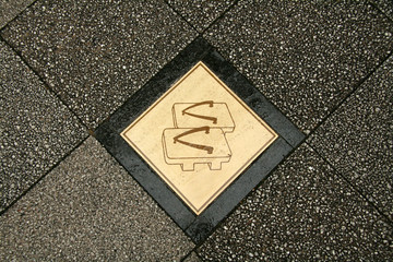 Artistic Floor Tile - Yokohama, Japan