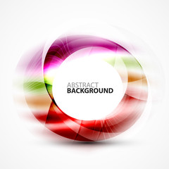 Vector abstract blurred swirl