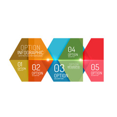 Hexagone infographic diagram templates