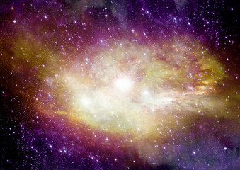 Obraz na płótnie Canvas Stars, dust and gas nebula