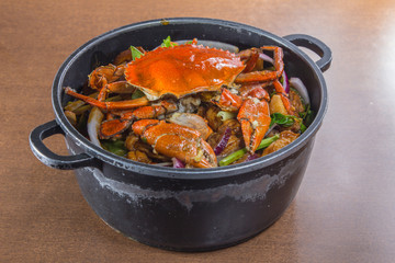 crab hot pot
