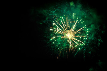 Naklejka premium Fuochi d'artificio