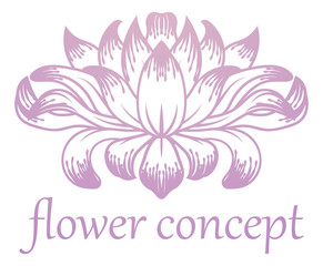 Flower Floral Abstract Concept Icon