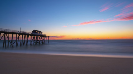 Obraz premium Belmar Fishing Pier Sunrise long exposure