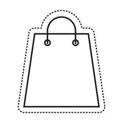 shopping bag isolated icon vector illustration design