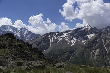 landscape of caucasus in russia
