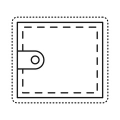 wallet money isolated icon vector illustration design