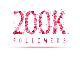 200K (two hundred thousand) followers