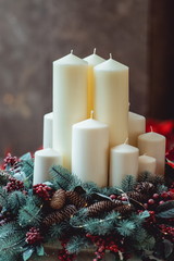 Christmas tree and decorations