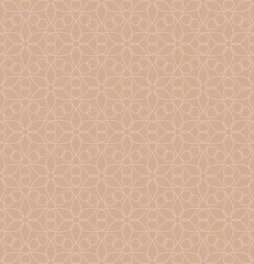 Neutral Seamless Linear Geometric Pattern in pale dogwood color.