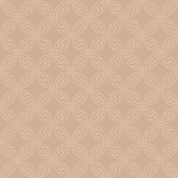 Neutral Seamless Celtic Knotwork Pattern in pale dogwood color.