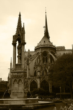 Paris,France,Notre Dame de Paris.