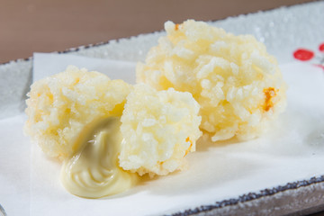 deep fried cheese ball