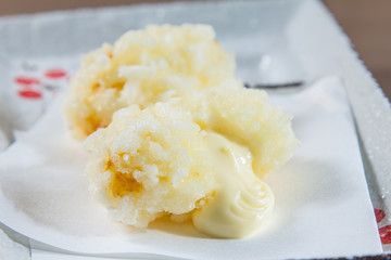 deep fried cheese ball