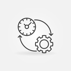 Productivity line icon