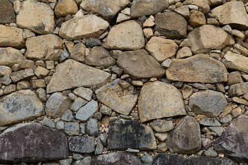 Rock stone wall