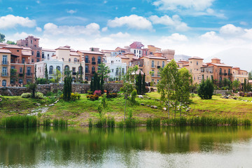 Fototapeta premium House at resort in Thailand Asia