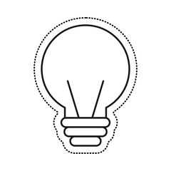electric bulb isolated icon vector illustration design
