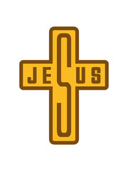 Crossword script cross symbol team crew friends jesus christ cool logo design