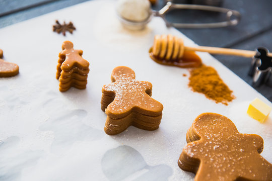 Stack of gingerbread men