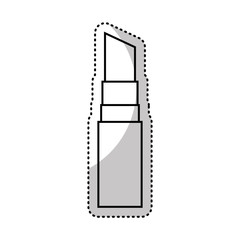 Fototapeta na wymiar make-up lipstick isolated icon vector illustration design