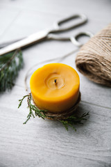 Christmas candle, decoration, new year, decorations, natural
