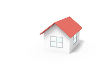 House, Home Isolated on White