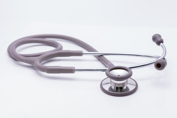 stethoscope in white background