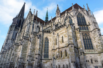 Fototapeta na wymiar Der Dom in Regensburg