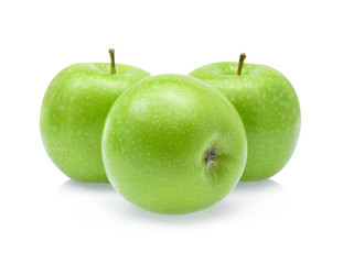 Green apple isolated on white background