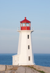 Fototapeta na wymiar Lighthouse on a sunny day.