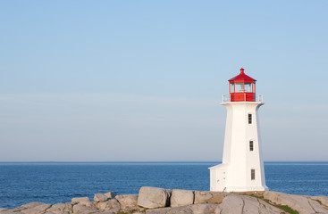 Fototapeta na wymiar Lighthouse on a sunny day.
