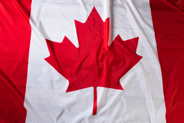 wavy Canadian flag