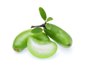 Fresh garcinia sour flavor the tropical Thai herb. (Garcinia sch